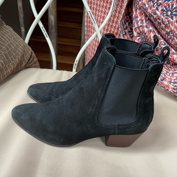 Sam Edelman Reesa Suede Boots in Black Size 6 - Picture 3 of 6